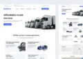 Free Figma Truck Service Landing Page Design