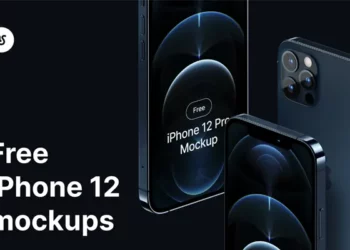 Free iPhone 12 Pro Mockup Figma